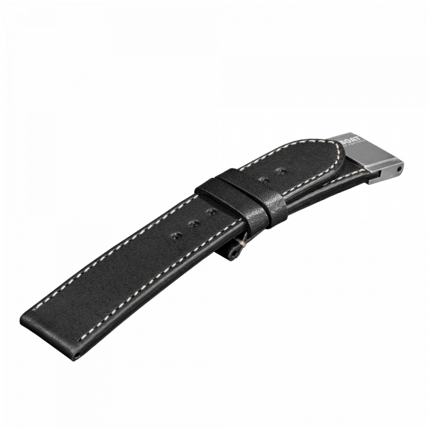 U-Boat Strap 20/20 mm Brown Leather Stainless Steel Plate